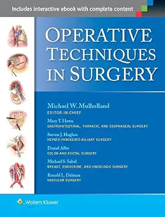 Operative Techniques in Surgery