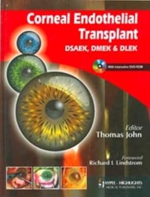 Corneal Endothelial Transplant: (DSAEK, DMEK & DLEK)